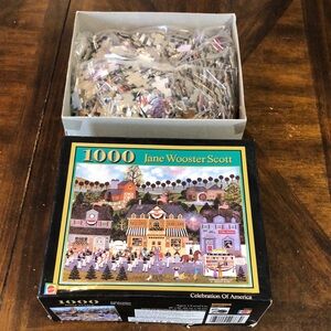Jane Wooster Scott puzzle Celebration of America in good used condition